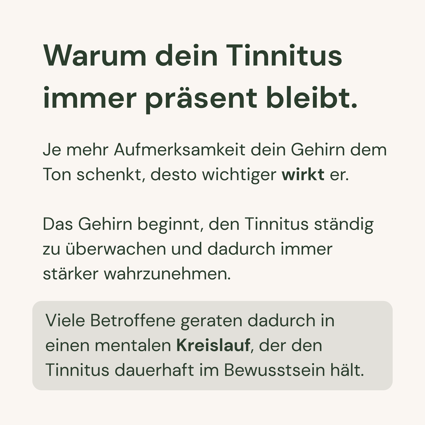 Endlich wieder leben, ohne dass der Tinnitus deinen Alltag bestimmt