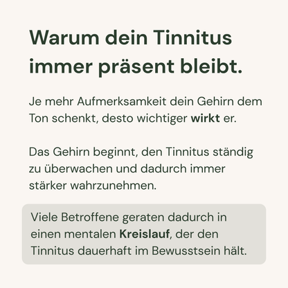 Endlich wieder leben, ohne dass der Tinnitus deinen Alltag bestimmt