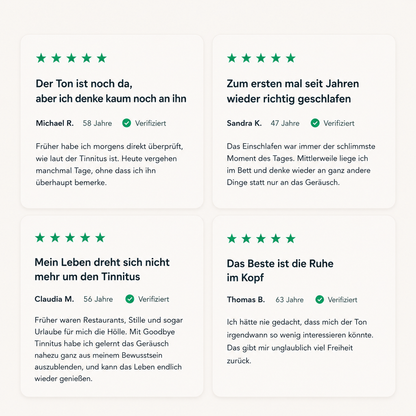 Endlich wieder leben, ohne dass der Tinnitus deinen Alltag bestimmt